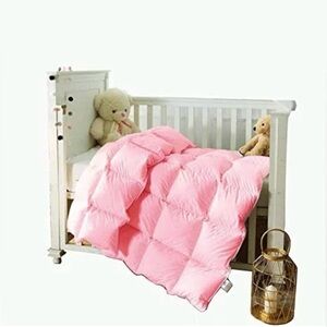 Toddler/Travel/Crib 100%Goose Down Comforter Duvet/Blanket Multifunctional Pink